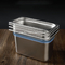 1/1 Anti Rust Metal Food Tray For Hotel Commercial Stainless Steel Pan