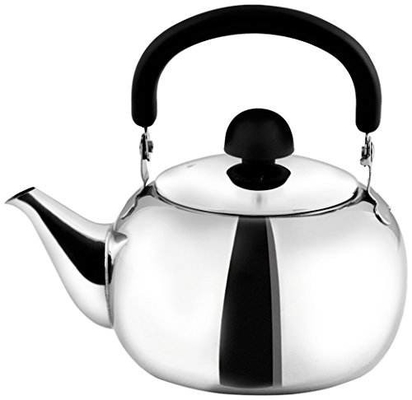 Durable Stainless Steel Tea Kettle / Stovetop Whistling Kettle 0.4mm Thickness