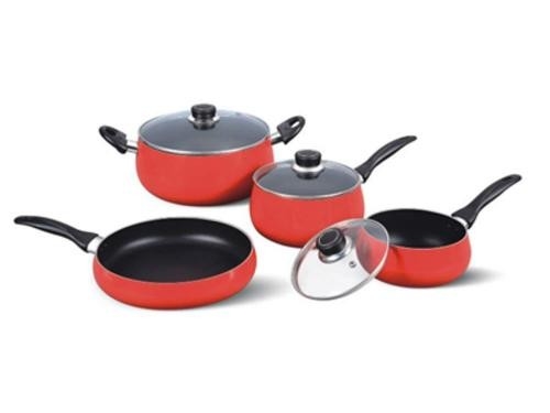 Fashional Design Kitchen Pots And Pans , Ss410 # Stainless Steel Pan Set