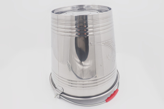 3L Popular promotional watet bucket with handle stainless steel pail bucket without lid