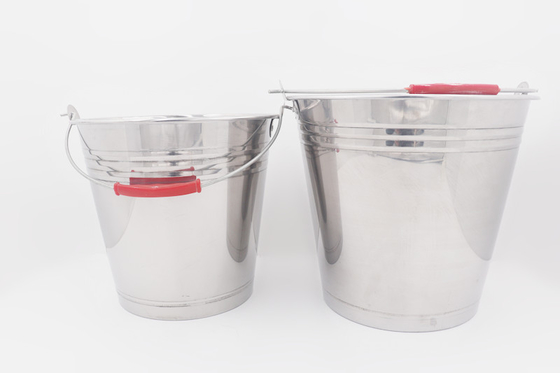 1.5L Kitchenware stainless steel water bucket thickness stainless steel bucket with big handle