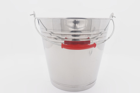 2.5L Best selling stainless buckets non-magnetic stainless steel water bucket with handle