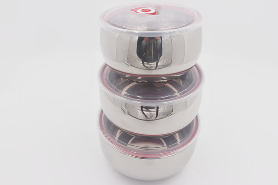 4pcs  14cm 16cm 18cm 20cm  Kitchen used stainless steel storage container set  food preservation box