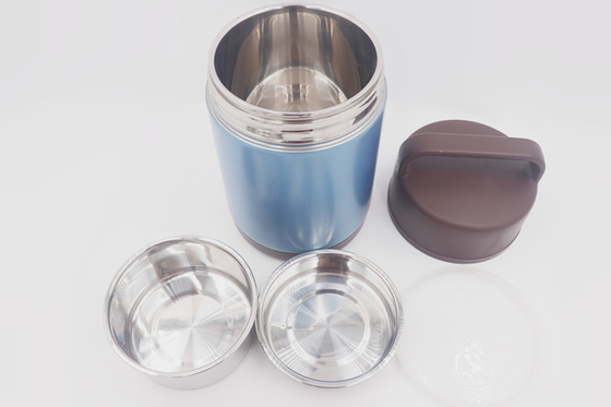 0.146cbm 2L FDA Stainless Steel Snack Containers