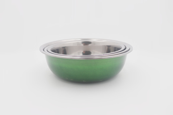 3pcs FDA 0.212cbm Stainless Steel Feeding Bowl