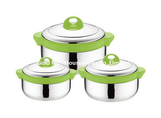 6pcs Energy-saving bakelite handle food stainless steel cooking pot kitchen food warmer pot  for customized