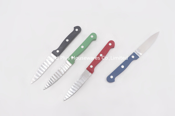 Promotional gifts stainless steel steak knife with hard plastic handle sharp fruits paring knife