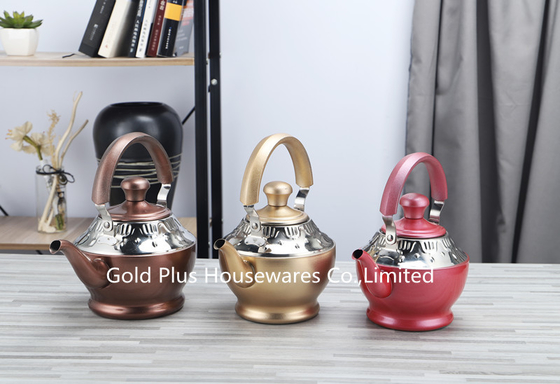 1L Kitchen accessory stainless steel gold coffee pot ancient greek classical style tea set coffee pot
