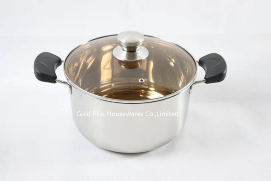 20cm 22cm 24cm Noodles Cooking Pot Double Handle For Promotion Project