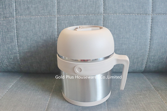 304 SS Easy Carrier Vacuum Food Container  1.5L Khaki Water Soup Pot