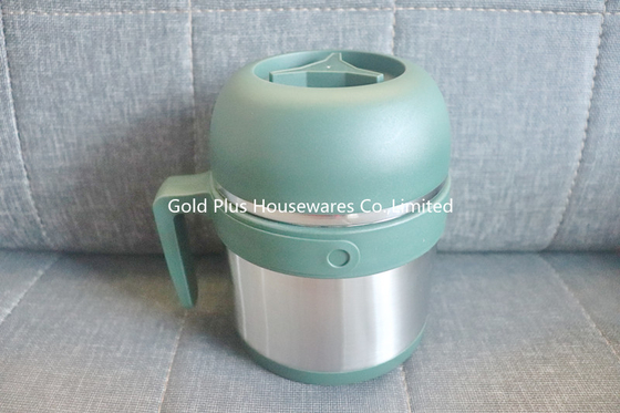 1500ml Tableware Leak Proof Stainless Steel Lunch Box Green Vacuum Insulated Soup Jar