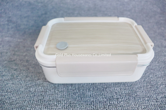 2 Compartment Stainless Steel Lunch Box Rectangular OEM service