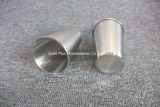 Single Wall Food Grade Stainless Steel Juice Cup 500ml Capacity