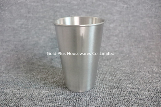 Festival Gift Stainless Steel Milk Cup Elegant Silver Color 500ml