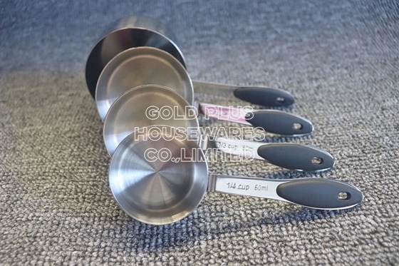 57g 80ml Round Flat Bottom Stainless Steel Measuring Spoon Natural Color