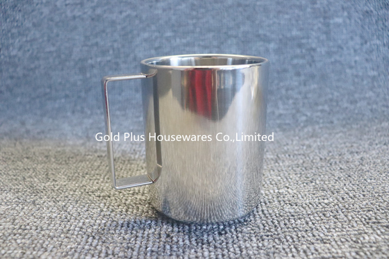 Home Hotel Stainless Steel 400ml Japanese Style Vintage coffee Cups With Handle