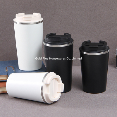 380ml 304 Stainless Steel Mug Keep Warm Coffee Cup With Delicated Lid