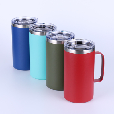 600ml Portable Stainless Steel Cup Wine Tea Beer Coffee Cups Double Wall