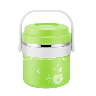 Sustainable food Jar with PP handle kids stainless steel vacuum lunch thermos 1.5L insulated lunch container