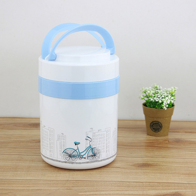 Japan style multi-layer stainless steel vacuum insulated lunch pot outdoor multifunctional food warmer pot