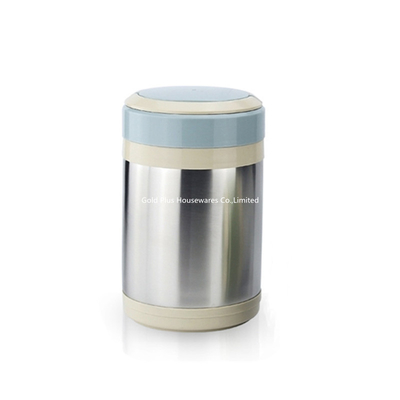 Food container keeping hot and cold leakproof soup thermos 2L big capacity metal steel thermos vacuum food flask