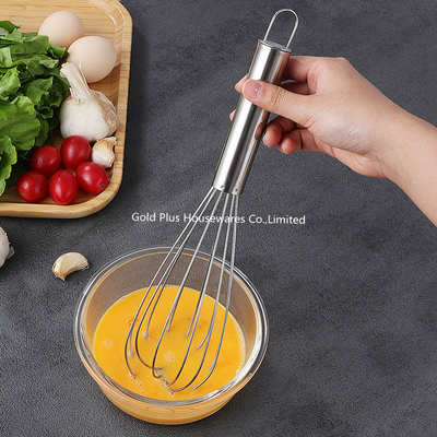 200g Stainless Steel Kitchen Tools Hand Held Egg Milk Frother Whisk