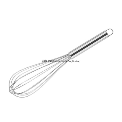 OEM Kitchen Gadgets Tools Stainless Steel Egg Whisk Natural Color