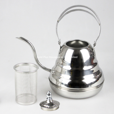 FDA Pour Over Stainless Steel Gooseneck Kettle Hanging Ear Coffee Pot