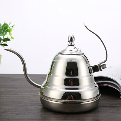 Hand Drip Vacuum Coffee Pouring Kettle Stainless Steel Tea Pot 1.8L