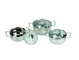 201 # Food Grade Stainless Steel Cookware Sets With Tempered Clear Glass Lid