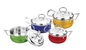 Modern Kitchen Cookware Set , High Standard 6 / 8 Pcs ss Cookware Sets