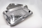 Stainless Steel Square Tray 0.5mm Thickness , Silver Stainless Steel Bar Tray