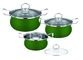 Ss410 # Stainless Steel Non Stick Cookware , Home Kitchen  Pan Set ECO - Friendly