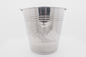 6L Multipurpose factory sale durable water metal bucket stainless steel ice bucket with handle