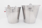 4L Household used different size pail bucket with handle stainless steel water bucket without lid
