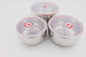 14cm 16cm 18cm 20cm  4pcs Easy taking kids lunch box with plastic lid stainless steel mixing bowl