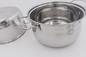 0.7mm 4pcs Stainless Steel Cookware Sets Metal Soup Pot