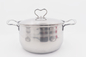 16cm Stainless Steel Cookware Sets Metal Steel Cooking Stew Pot