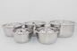 8pcs Travel Camping Outfit Cooking Sets Stainless Steel Stock Pot