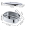 17cm Multifunction workers food container with handle 304 stainless steel students keep food hot bento lunch box