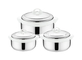 6pcs Energy-saving bakelite handle food stainless steel cooking pot kitchen food warmer pot  for customized