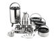 21pcs Picnic tools milk tea thermos bucket keep food warm pot liquid nitrogen tank kettle & water cup set