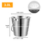 0.8-3L Barware easy cleaning stainless steel ice bucket with filter gasket  Home kitchen wine ice bucket for sale
