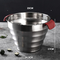 Oem Stainless Steel Water Bucket With Handle 587g Promotion