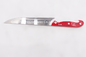 1.1mm  Cooking knife with plastic handle stainless steel professional custom red chinese chef knife