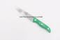 Embossed Pattern Stainless Steel Chopper Knife With Green PP Handle