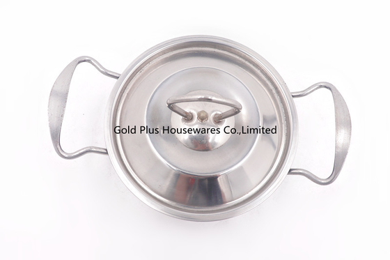 Colorful Stainless Steel Cooking Pot 18cm Sauce Pan Metal Cookware Sets