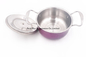 Colorful Stainless Steel Cooking Pot 18cm Sauce Pan Metal Cookware Sets