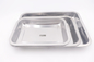 Multifunction 32x22cm Stainless Steel Tray Inverted Oil Pans Fruit Plate