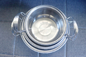 White Blue SS Cookware Sets Aluminum Stock Pots Belly Shape Body